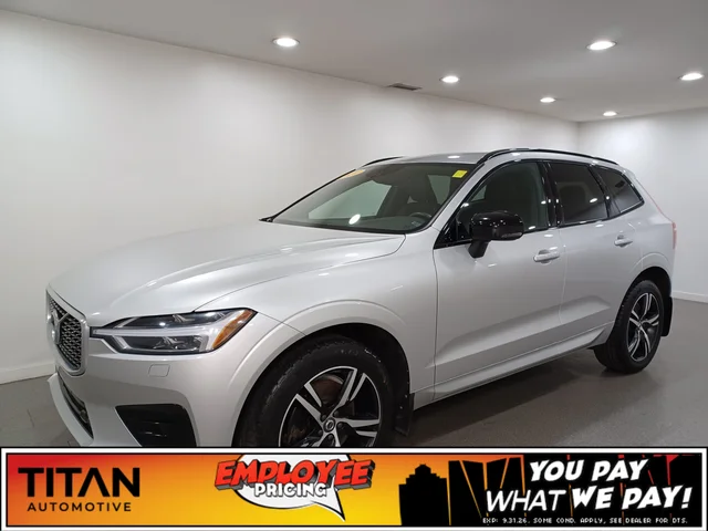 2020 Volvo XC60 T6 R-Design AWD*Adaptive Cruise | Nav | Pano Roof | Htd Leather | Lane Keep Assist | Park Assist