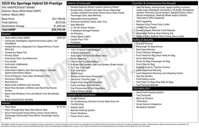 Used 2025 White Kia SX-Prestige image 35