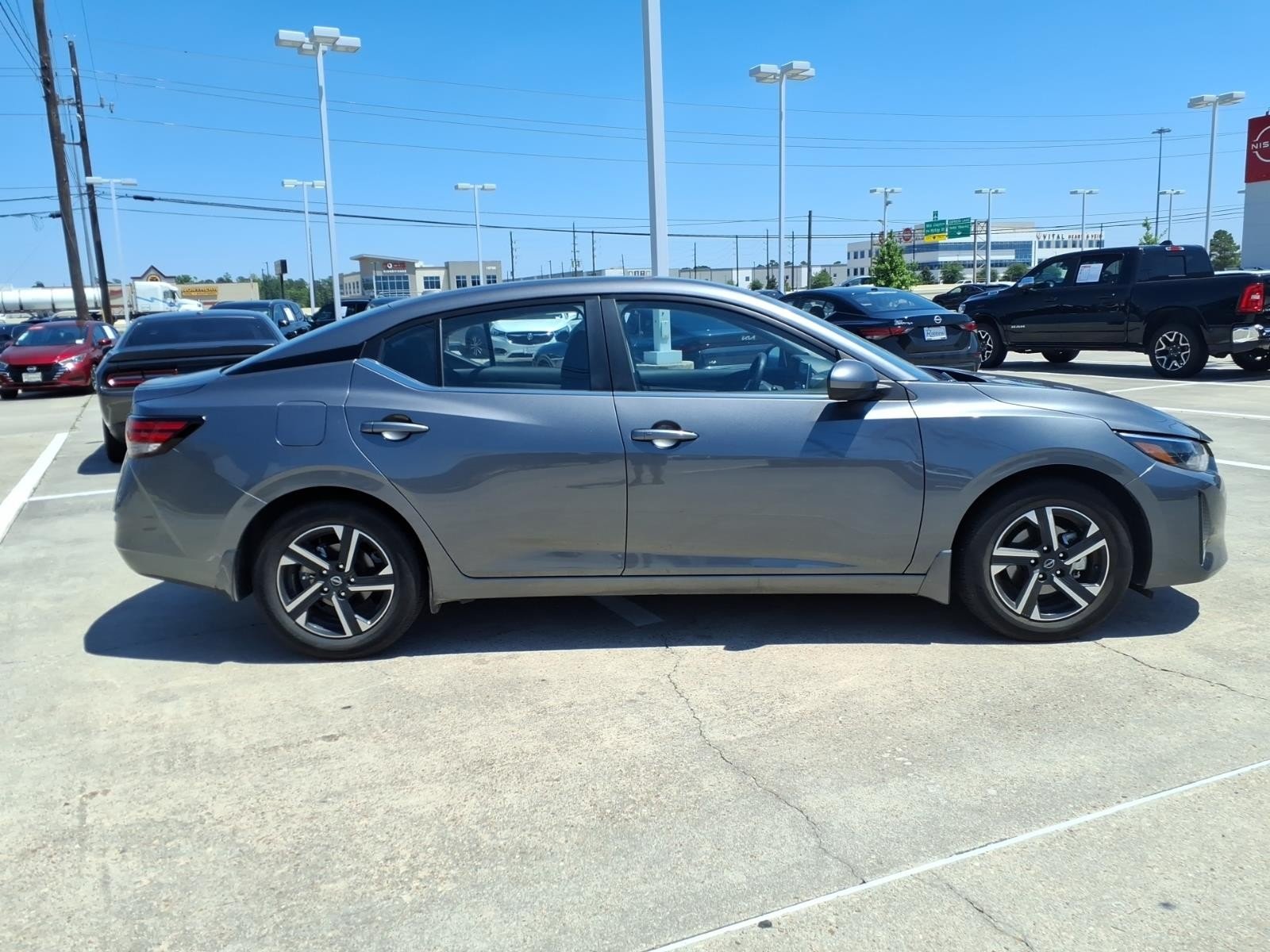 2025 Nissan Sentra SV Gray at Robbins Nissan
