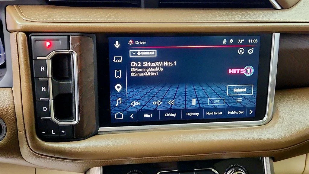 Used 2023 White Frost Tricoat GMC Denali 4WD w/ Panoramic Roof, 22
