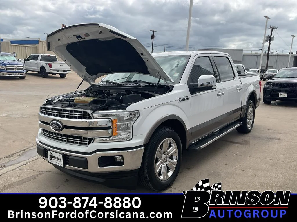 Used 2019 OXFORD WHITE Ford LARIAT image 12