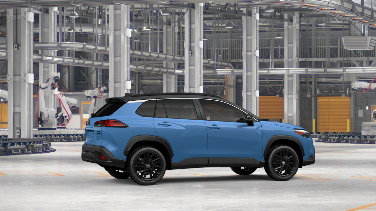 New 2026 Cavalry Blue with Jet Black roof Toyota Hybrid XSE image 11