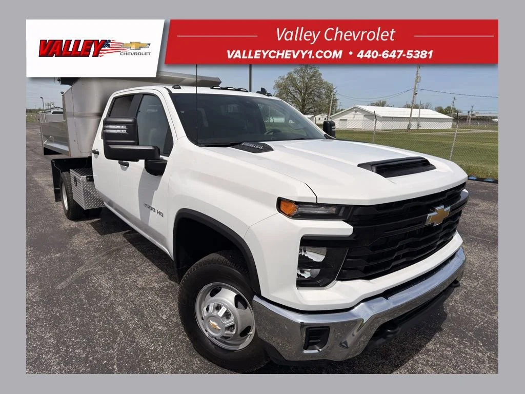 New 2025 Summit White Chevrolet Work Truck image 1