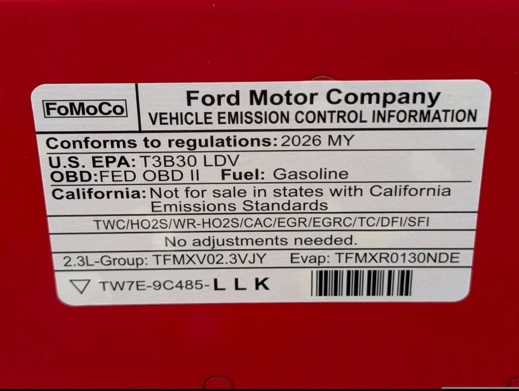 New 2026 Race Red Ford EcoBoost® Fastback image 20