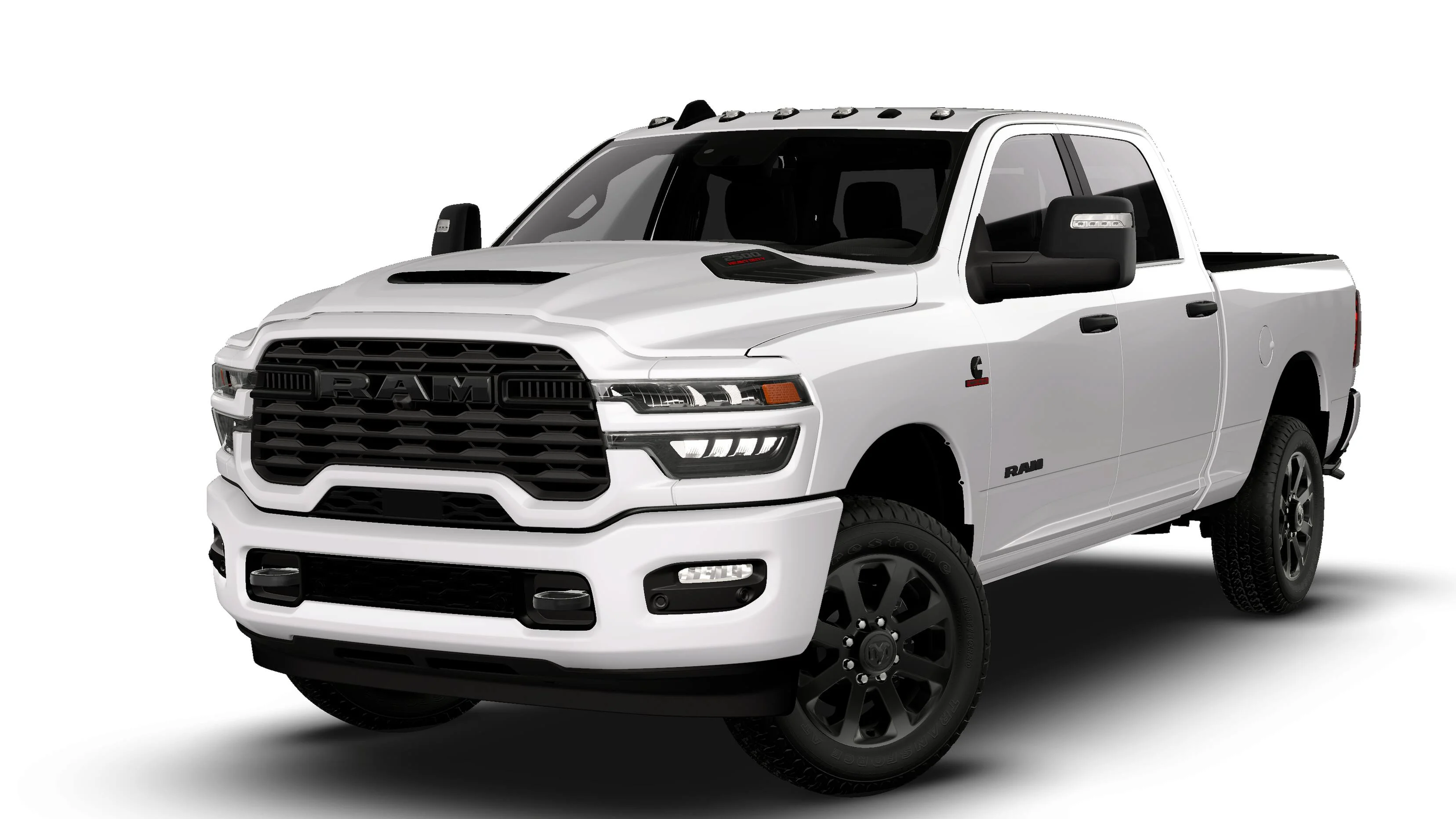 New 2026 Bright White Clear-Coat Exterior Paint RAM Big Horn image 13
