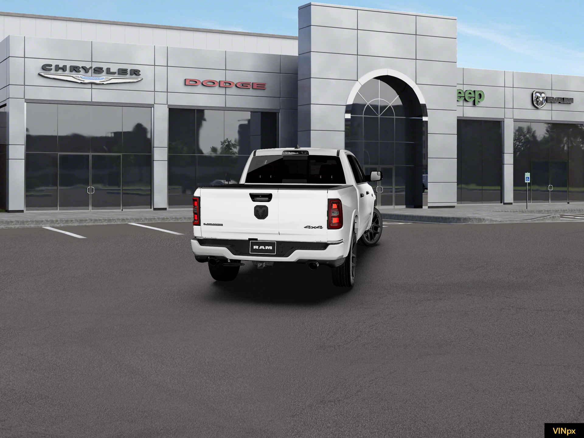 New 2027 Bright White Clear-Coat Exterior Paint RAM LARAMIE image 6