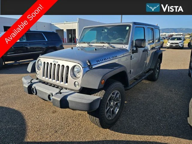 Used 2017 Billet Silver Metallic Jeep Unlimited Rubicon image 1