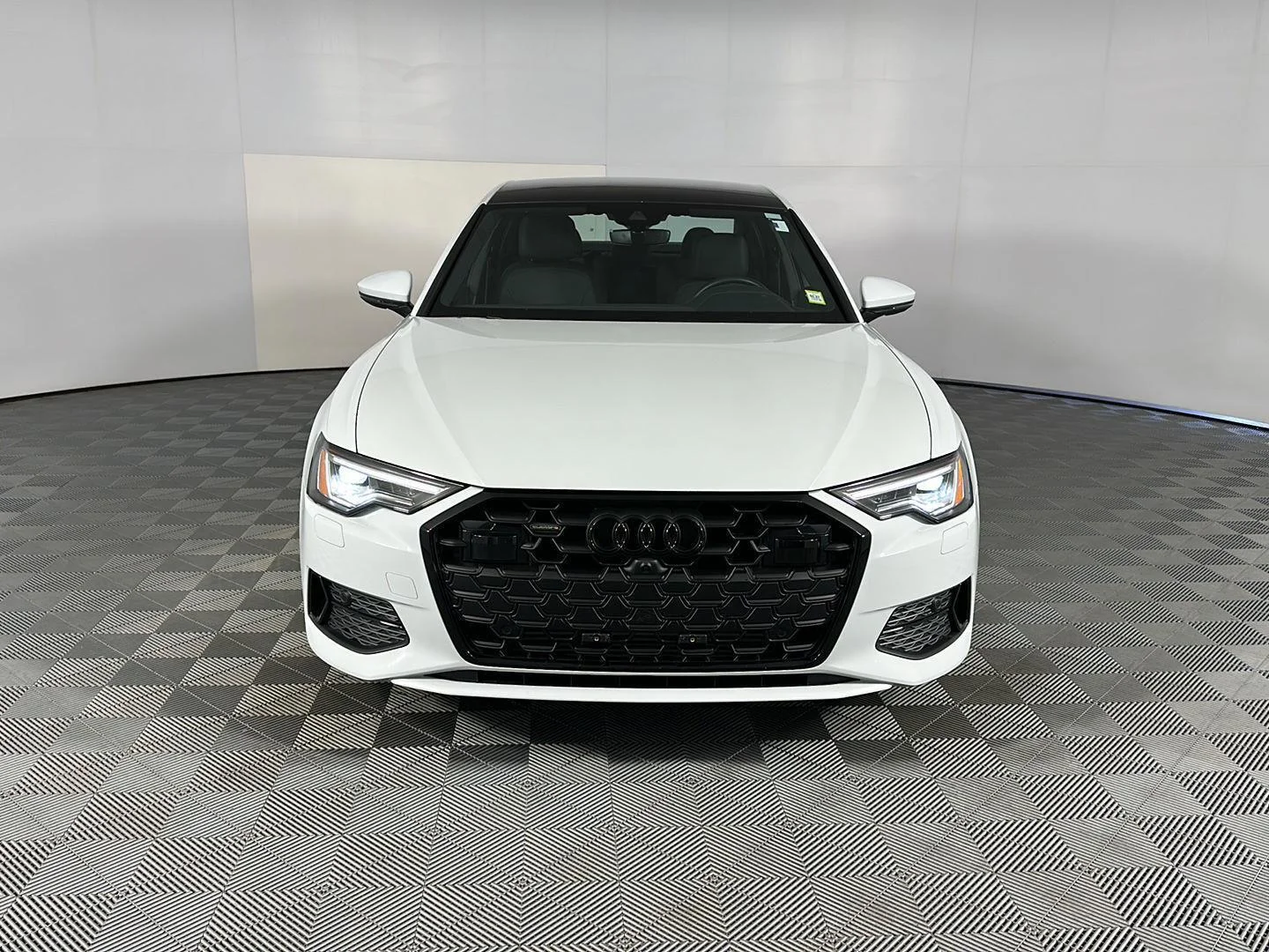 Used 2025 Glacier White Metallic Audi Premium Plus image 4