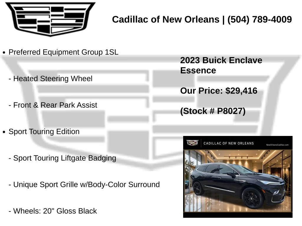 Used 2023 Black Buick Essence image 7