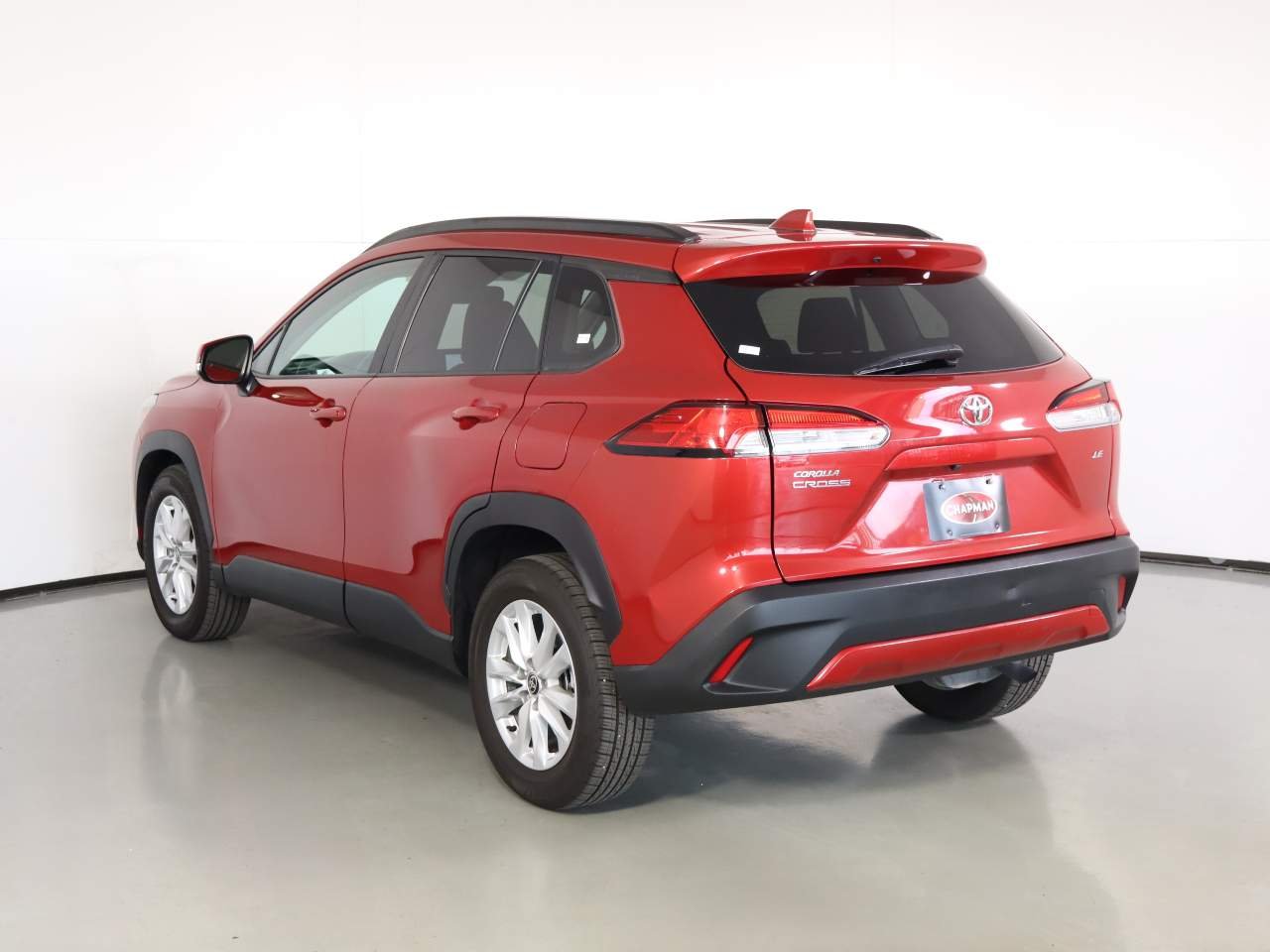 Used 2024 Barcelona Red Metallic Toyota LE image 2