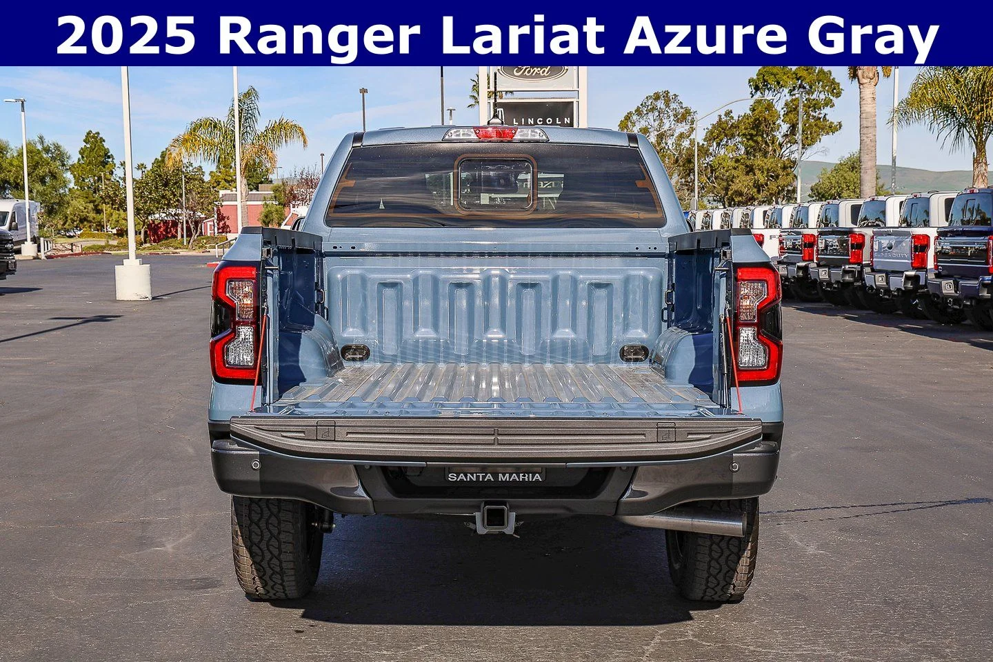 New 2025 Azure Gray Metallic Tri-coat Ford LARIAT® image 6