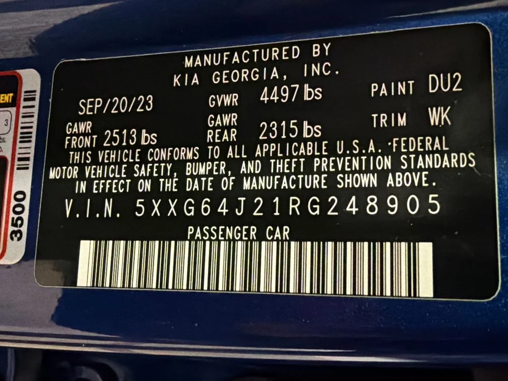 Used 2024 Sapphire Blue Kia GT-Line image 40