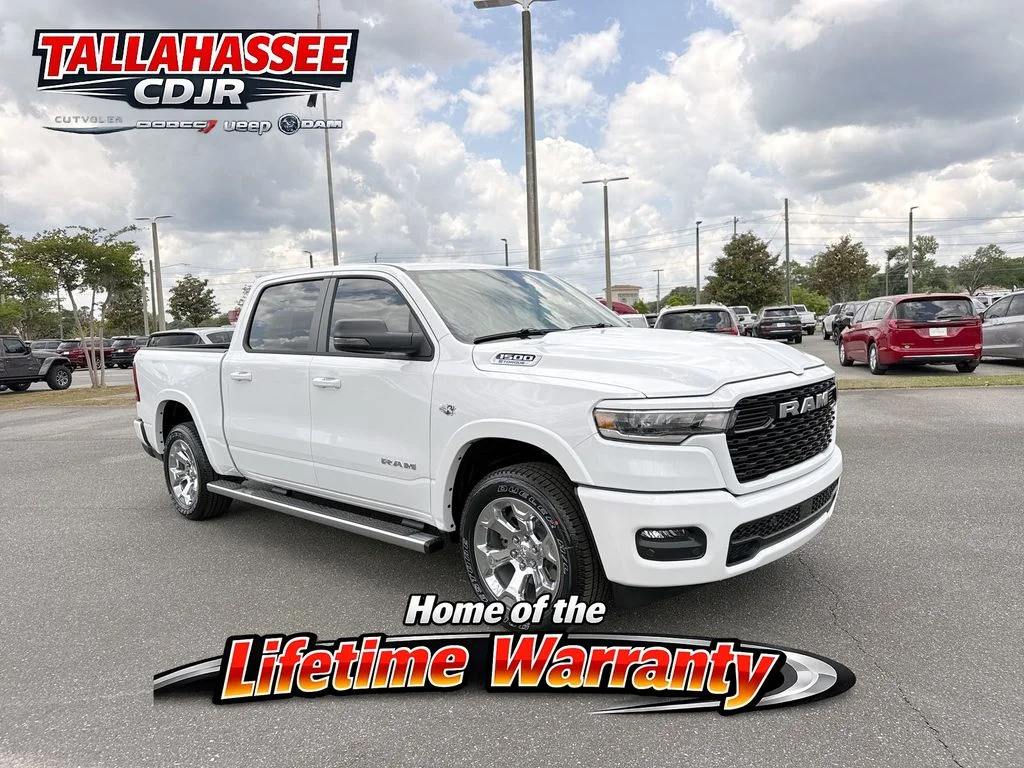New 2026 Bright White Clear-Coat Exterior Paint RAM Big Horn/Lone Star image 1