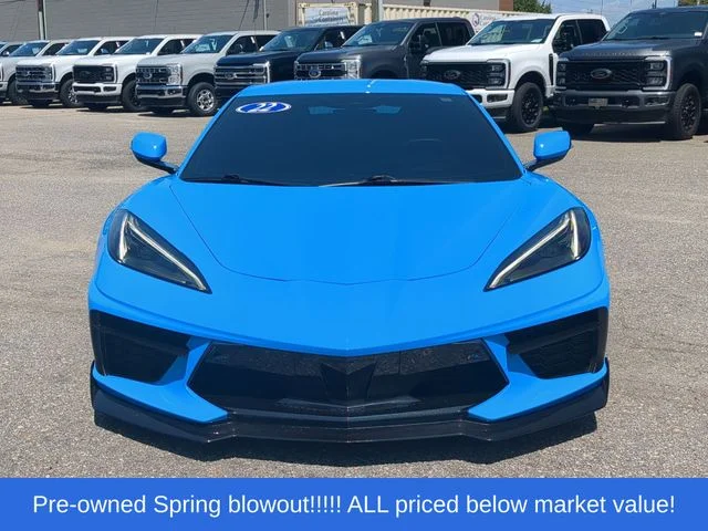 Used 2022 Blue Chevrolet Stingray image 16