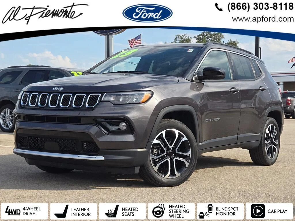 Used 2023 Crystal Metallic Jeep Limited image 1