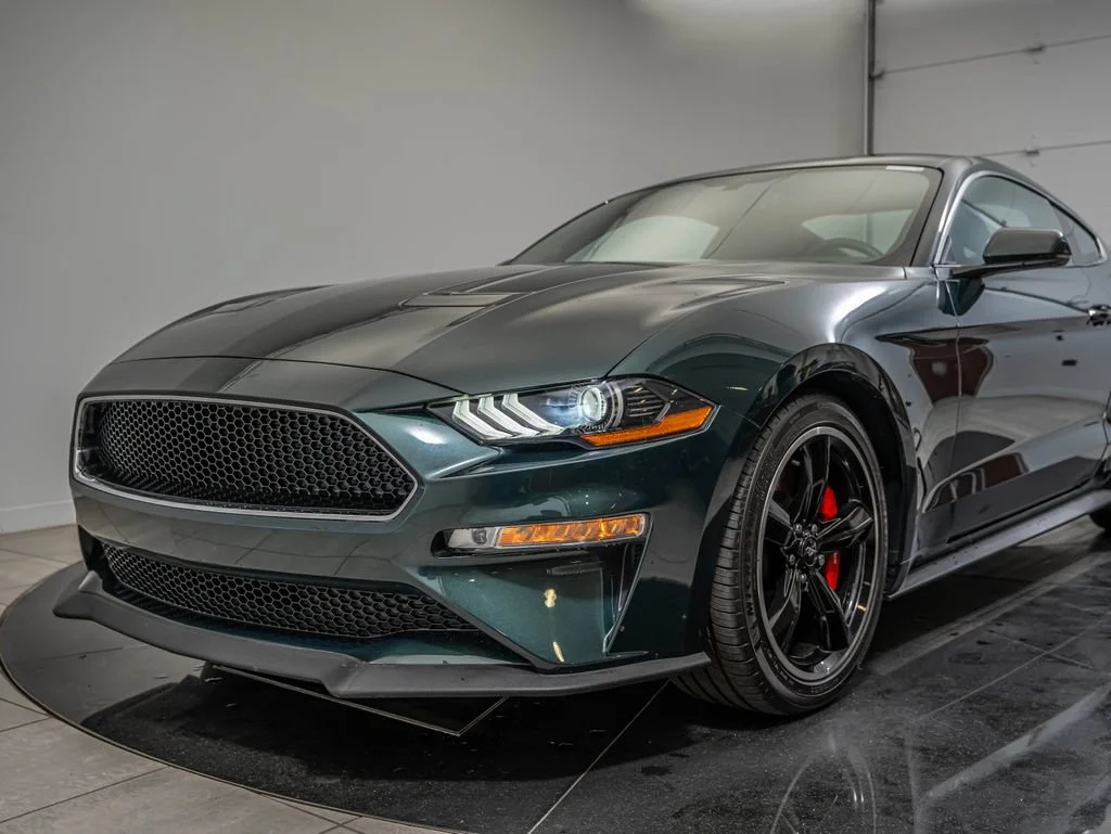 Used 2019 Dark Highland Green Metallic Ford Bullitt image 13