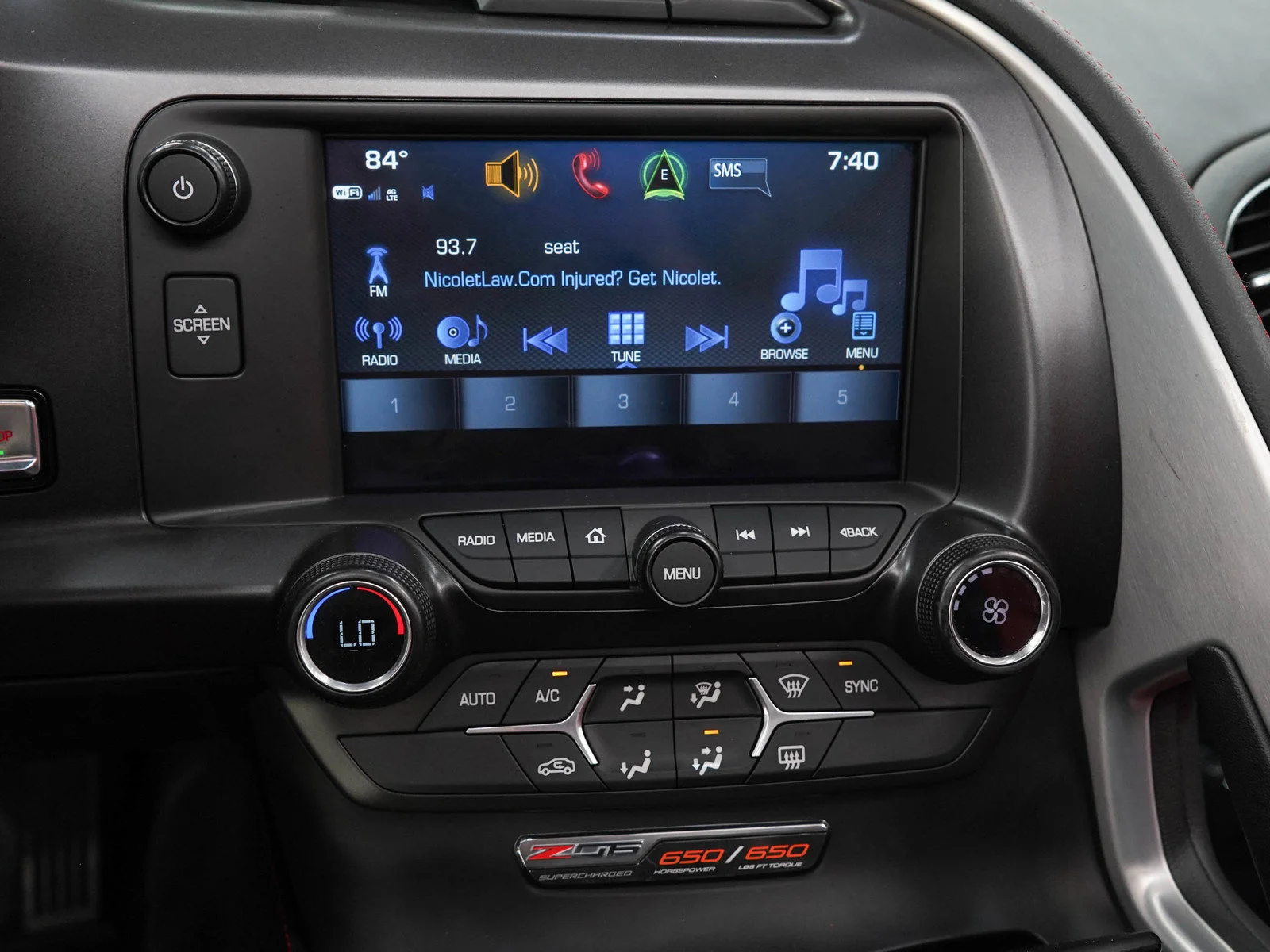 Used 2019 Black Chevrolet Z06 1LZ image 17