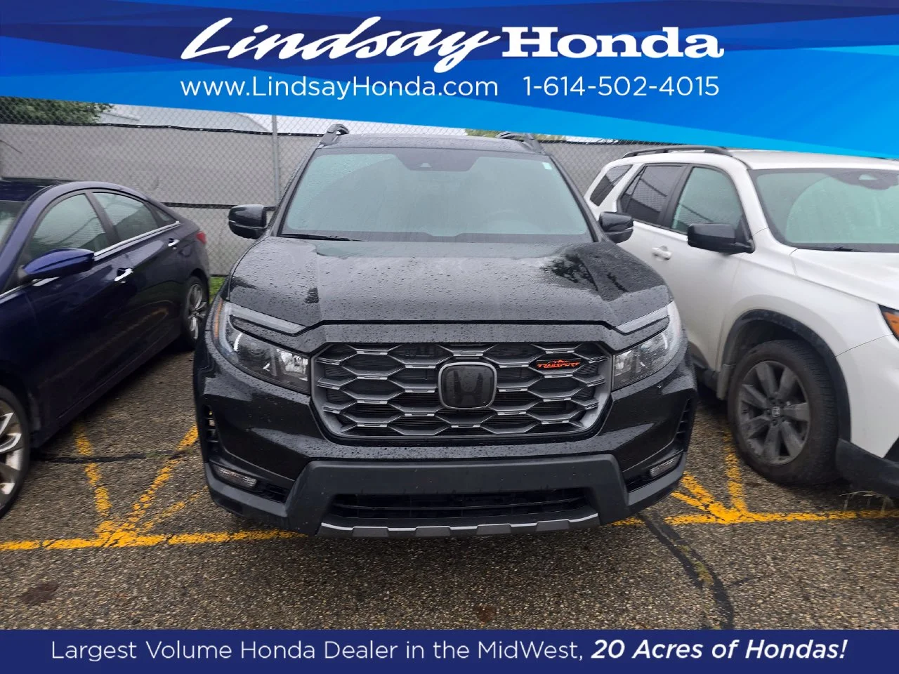 Used 2024 Crystal Black Pearl Honda TrailSport image 2