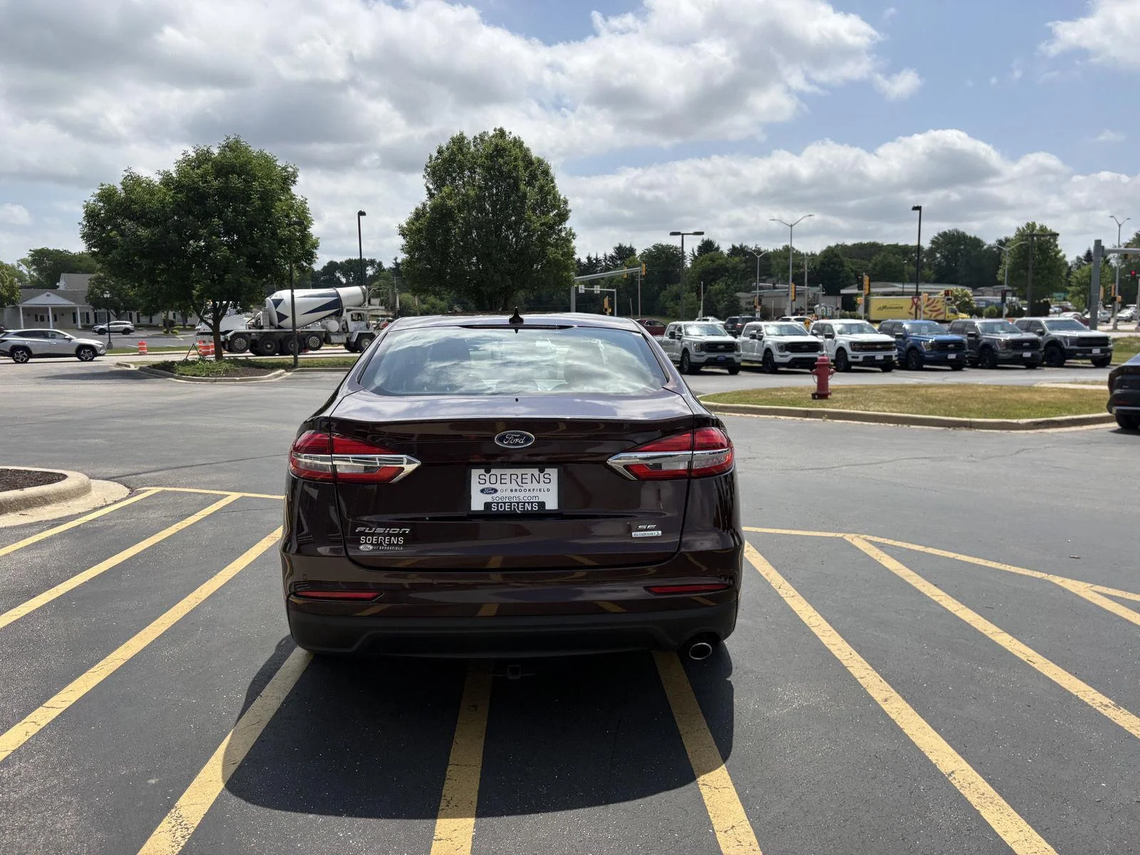 Used 2019 Rich Copper Metallic Tinted Clearcoat Ford SE image 5