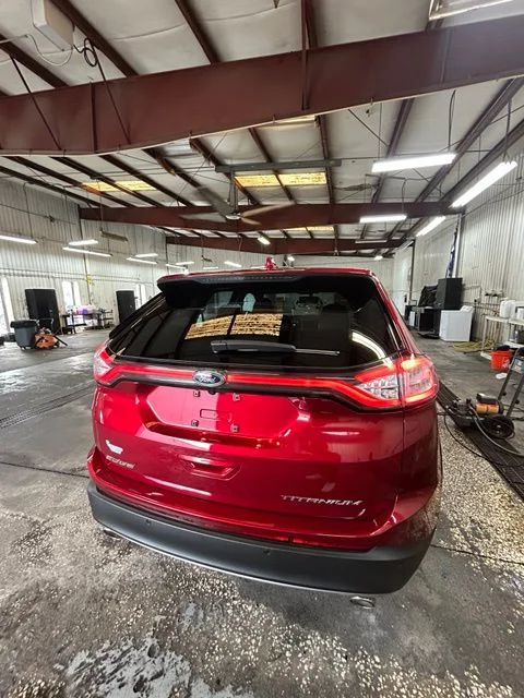 Used 2015 Red Ford Titanium image 7