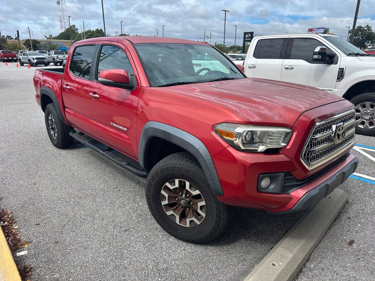 Used 2017 Red Toyota TRD Off-Road image 2