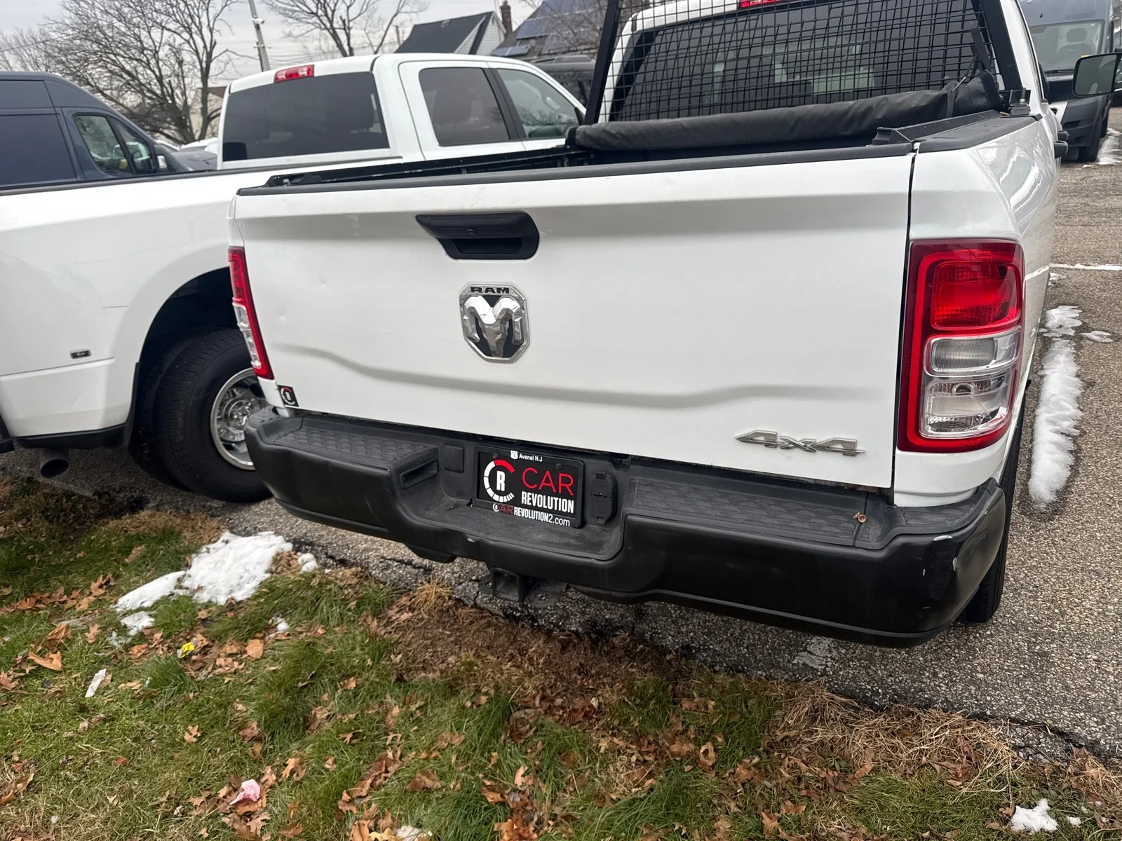 Used 2022 Bright White Clearcoat Ram Tradesman 4X4 CREW CAB 6