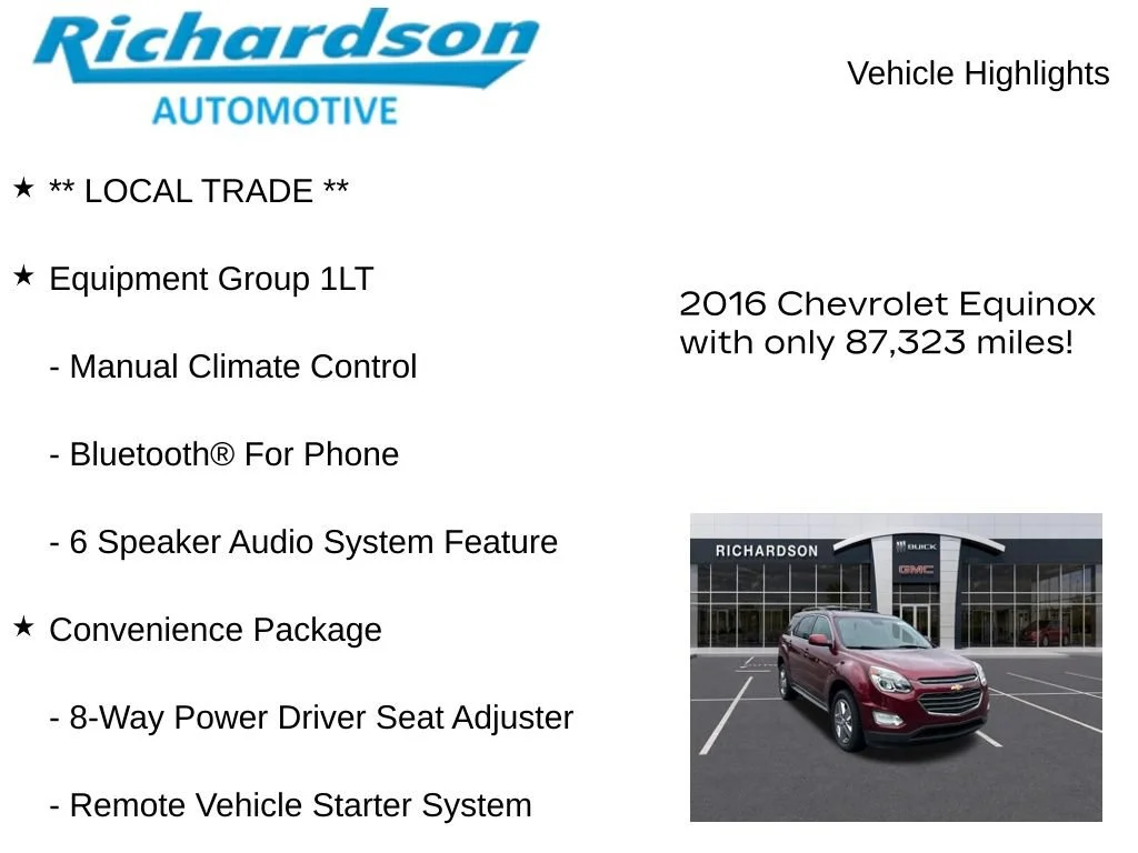 Certified Used 2016 SIREN RED TINTCOAT Chevrolet LT image 12