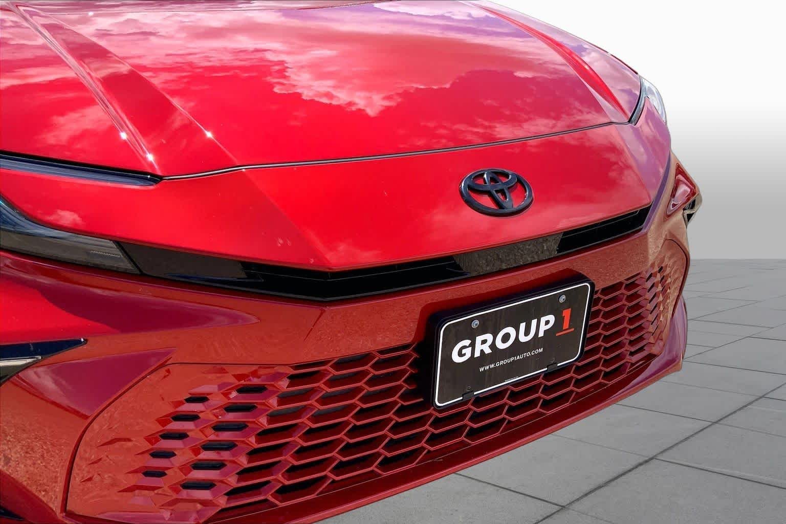 Used 2025 Supersonic Red/Midnight Black Metallic Toyota XSE image 37