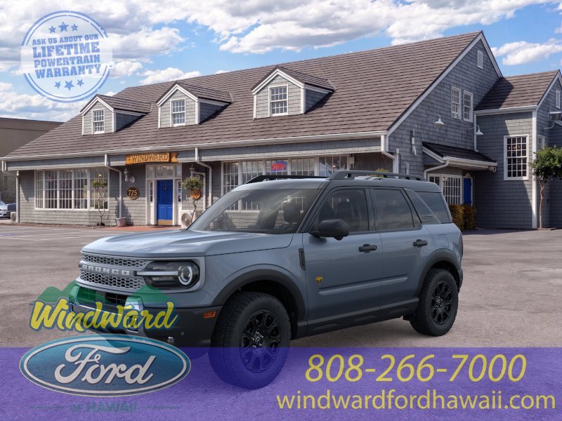 New 2026 Azure Gray Metallic Tri-Coat Ford Badlands image 1