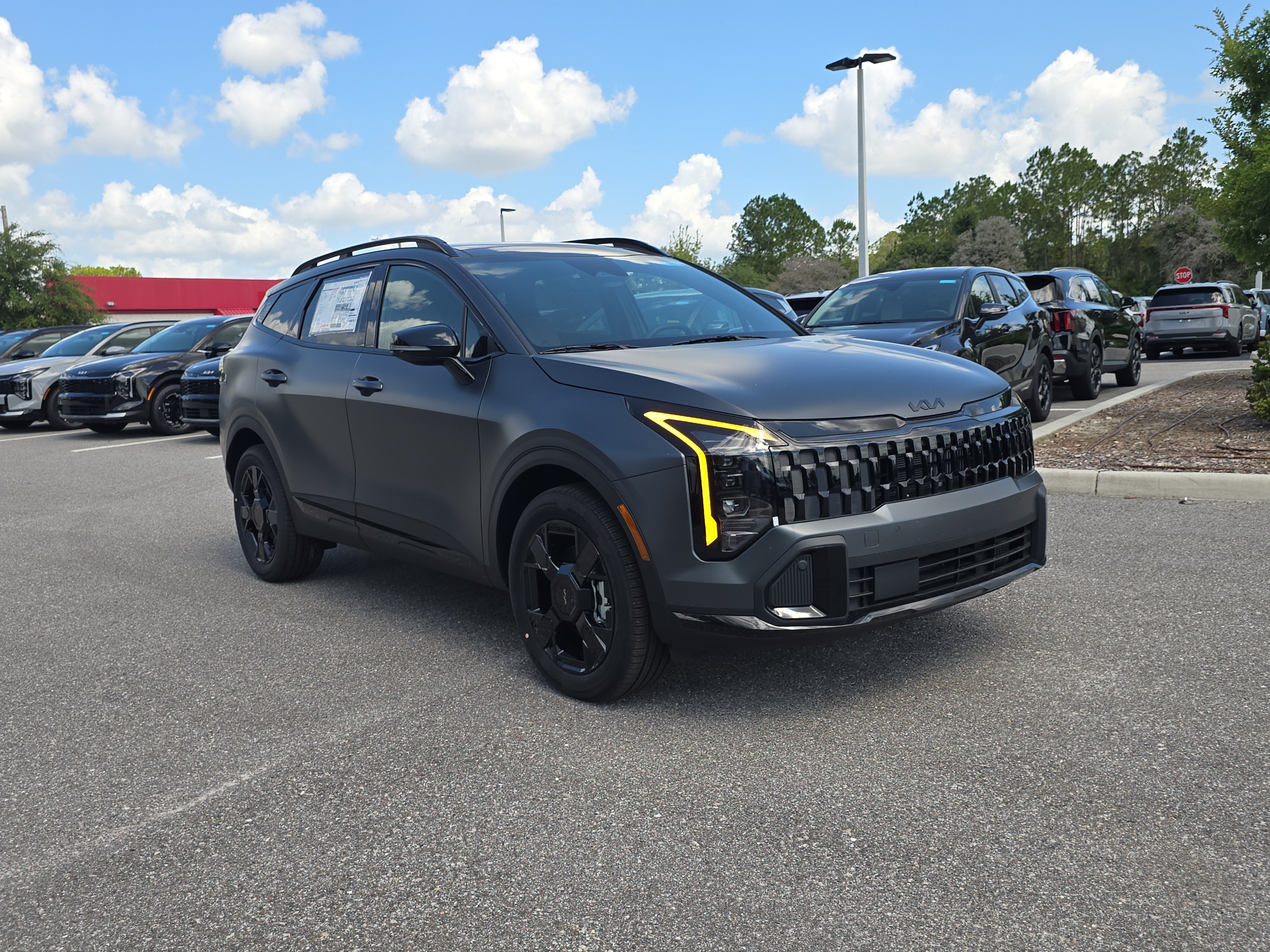 New 2026 Shadow Matte Gray Kia X-Line image 2