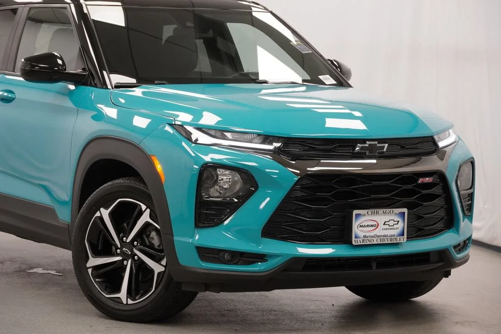 Certified Used 2022 OASIS BLUE Chevrolet RS image 8