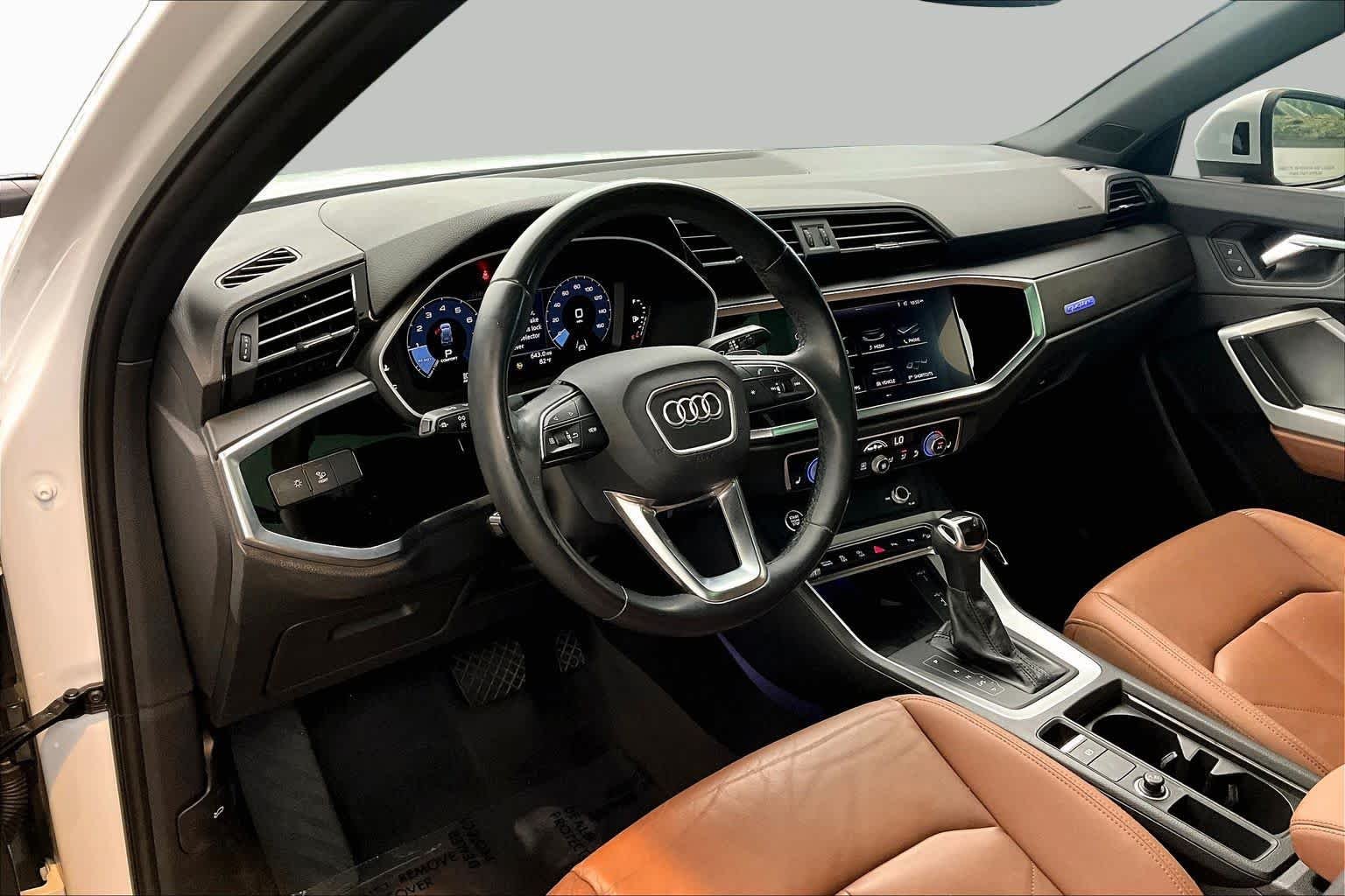 Used 2021 Glacier White Metallic Audi S line Premium Plus image 18