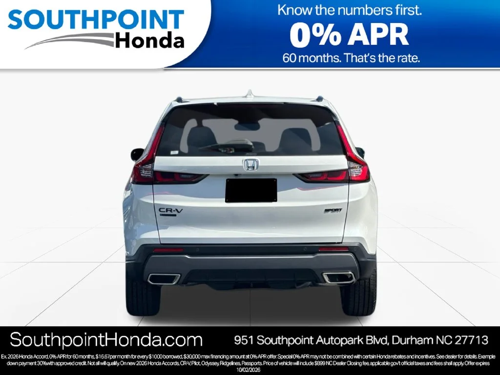 New 2027 Platinum White Pearl Honda Sport-L image 5