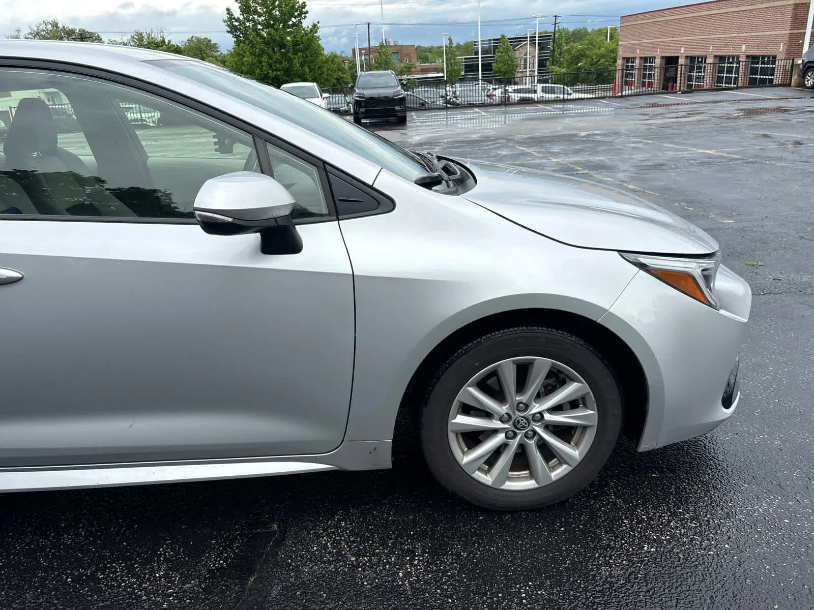 Used 2023 Classic Silver Metallic Toyota SE image 11