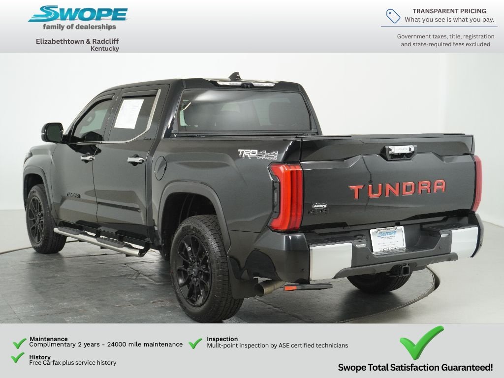 Used 2023 Midnight Black Metallic Toyota Limited image 5