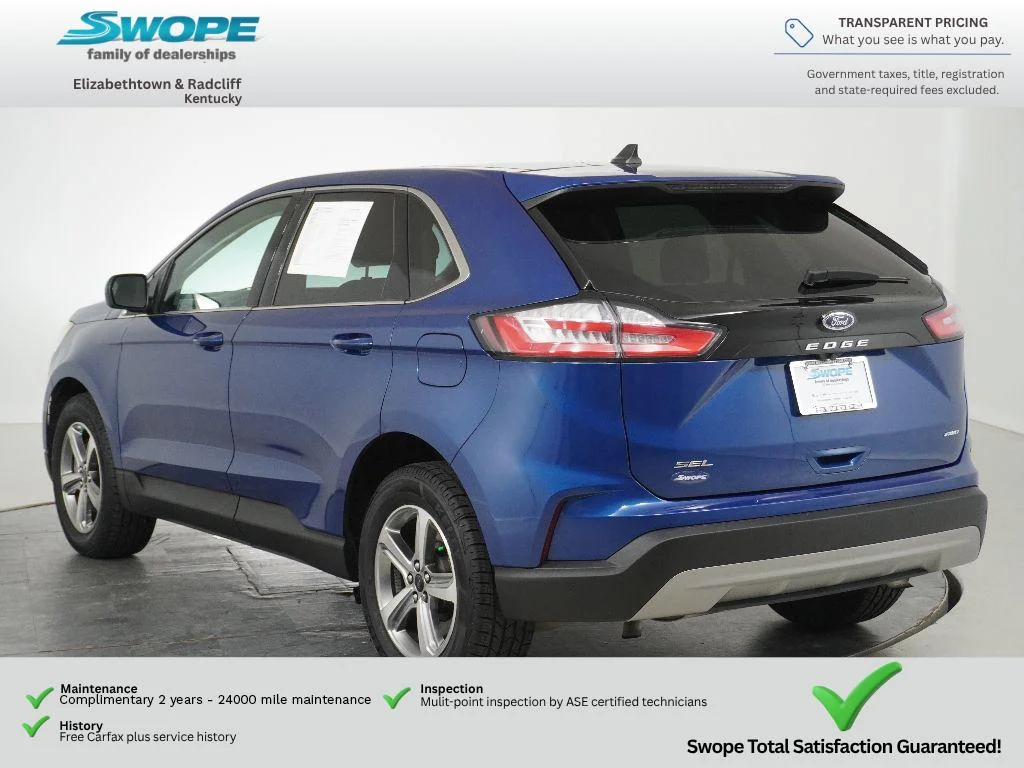 Certified Used 2023 Atlas Blue Ford SEL image 7
