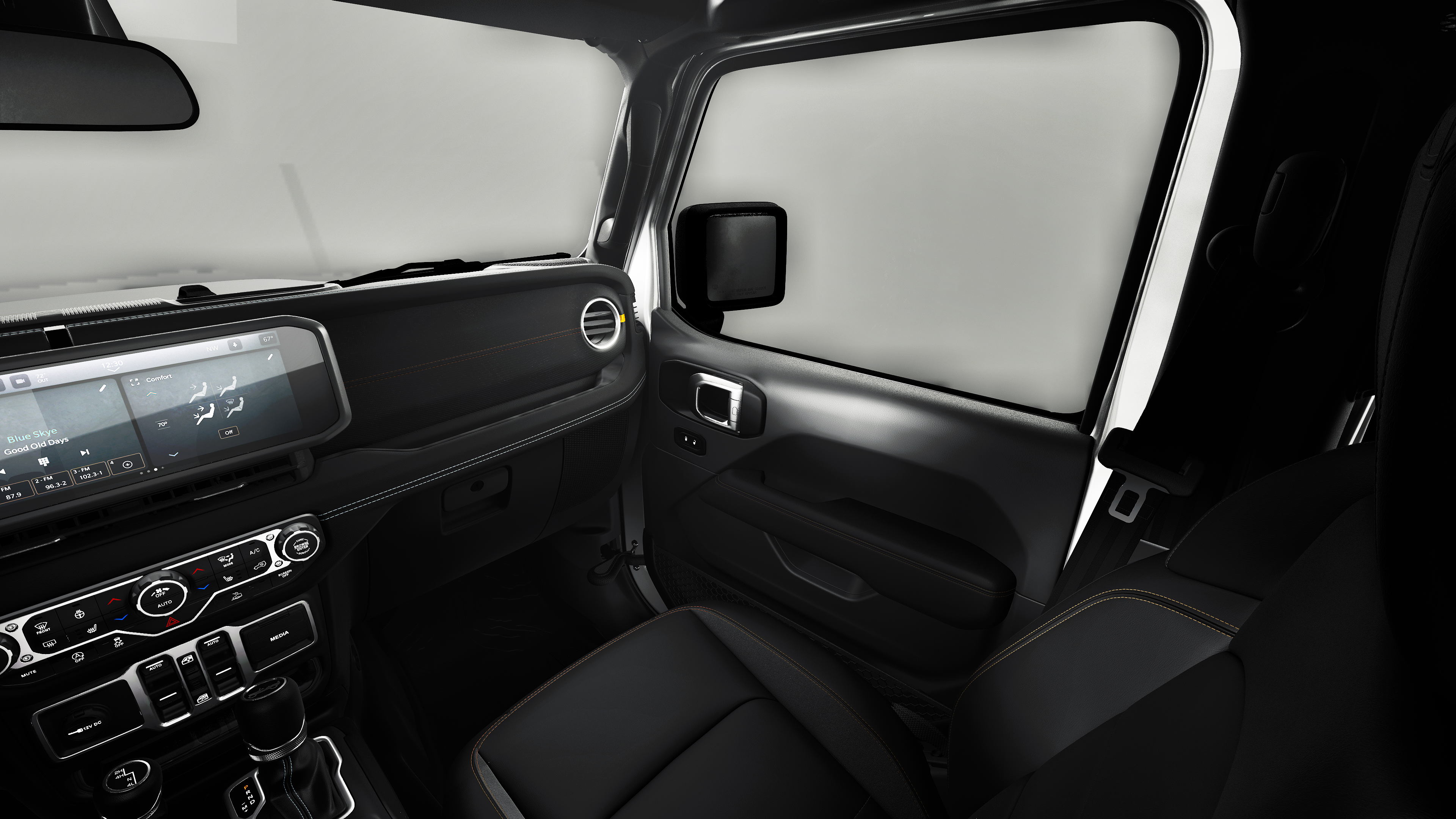 New 2027 Bright White Clear-Coat Paint Jeep Sahara image 19