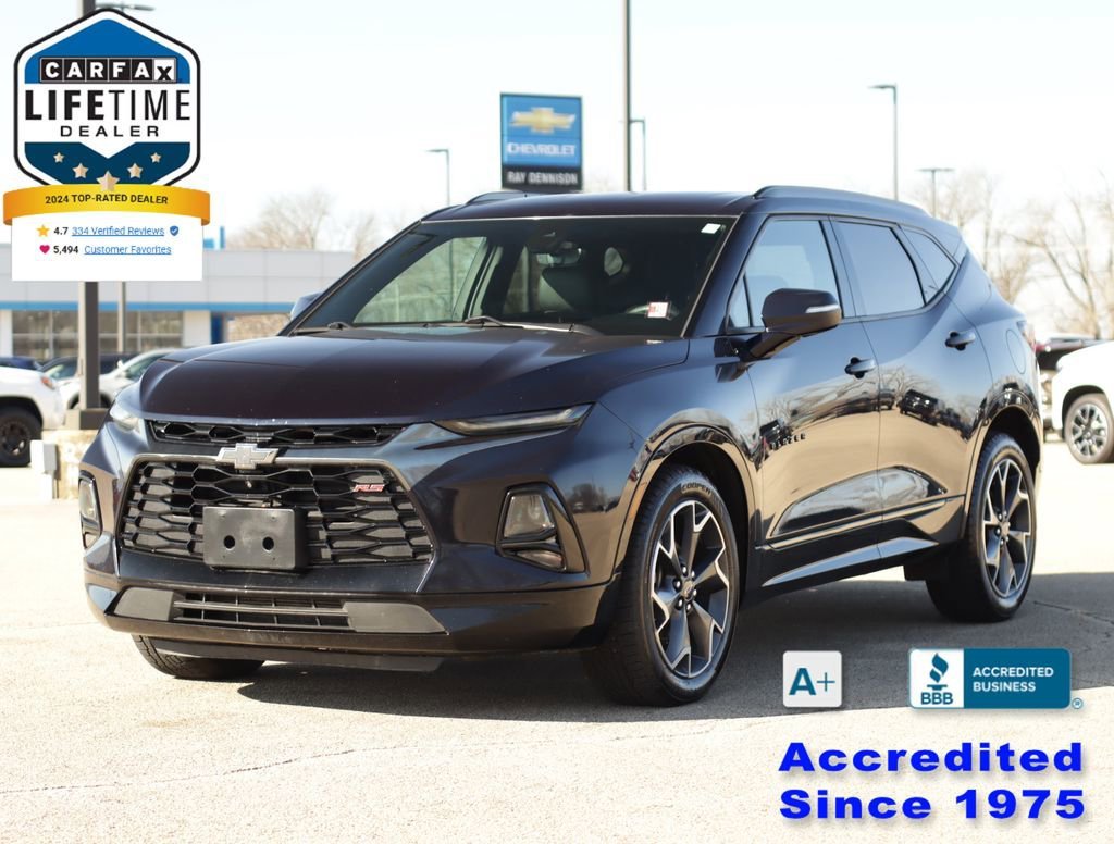 Used 2020 Midnight Blue Metallic Chevrolet RS image 3
