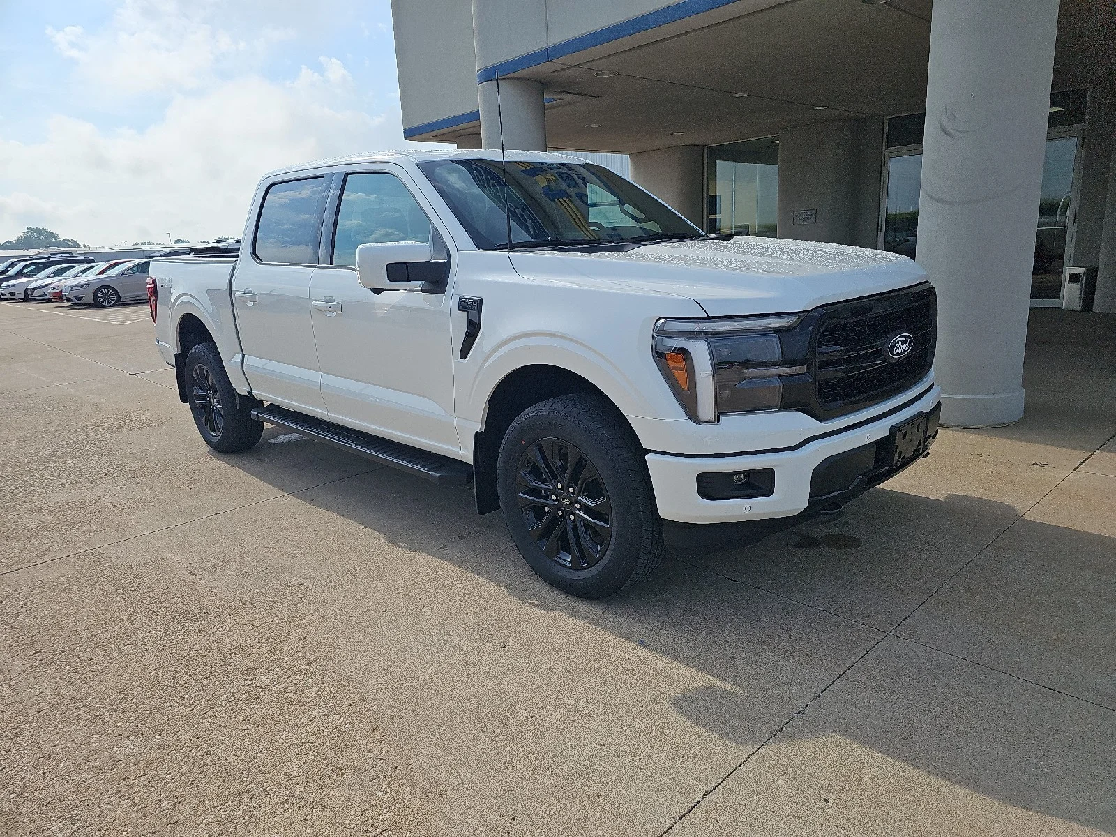 New 2026 Star White Metallic Tri-Coat Ford Lariat® image 2