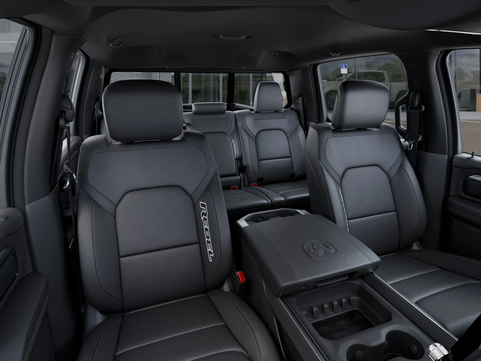 New 2026 Diamond Black Crystal Pearl-Coat Exterior Paint RAM Rebel image 42