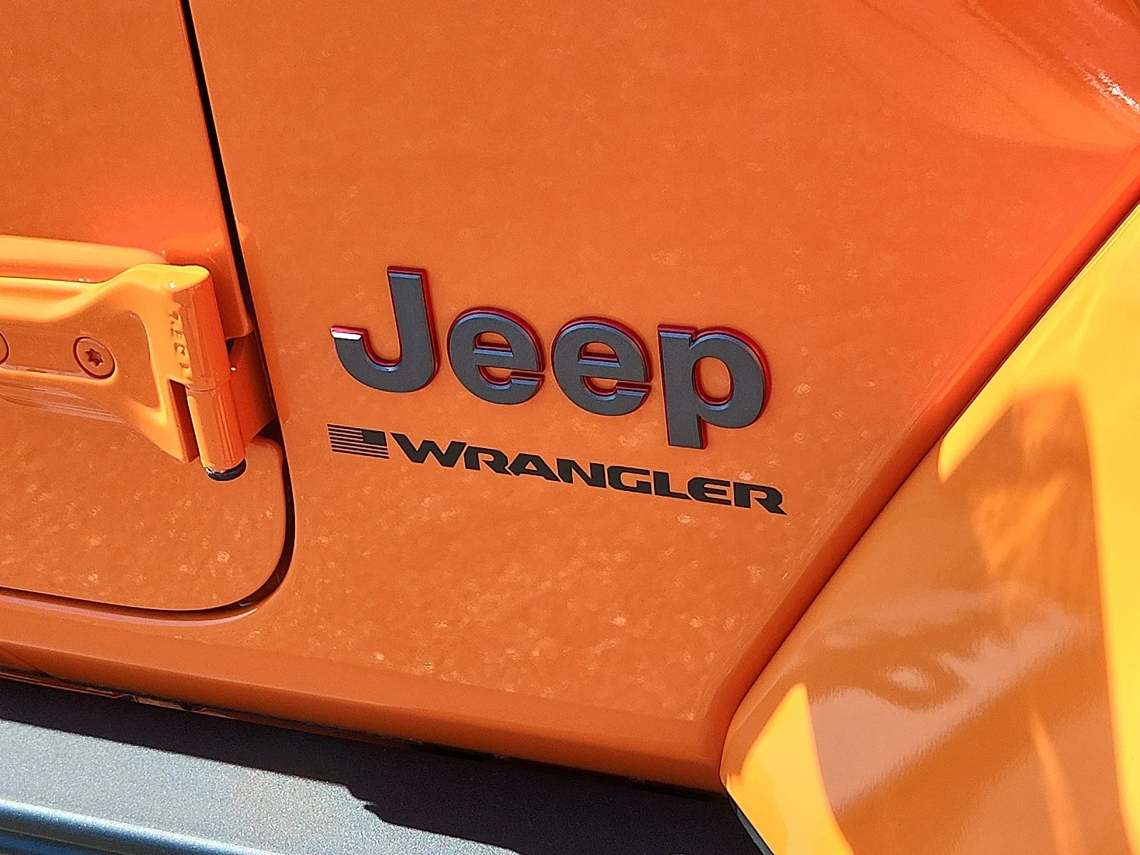 New 2025 Orange Jeep 4-DOOR RUBICON image 8