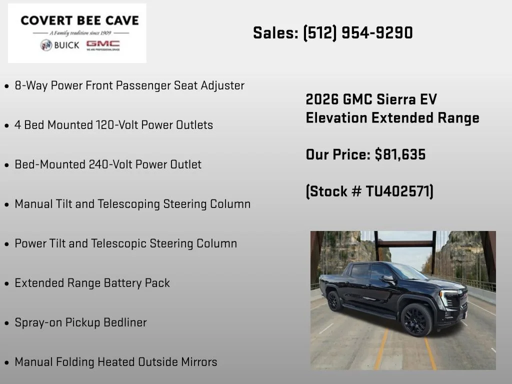 2026 GMC Sierra EV Elevation - Photo 36