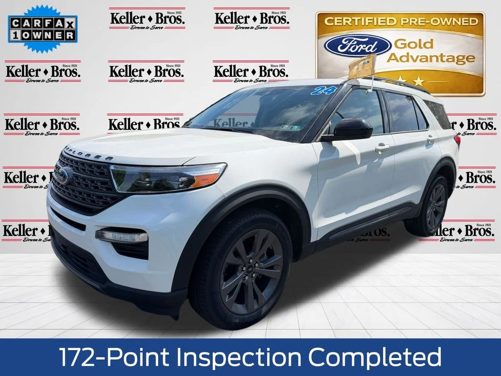Certified Used 2024 White Ford XLT image 3