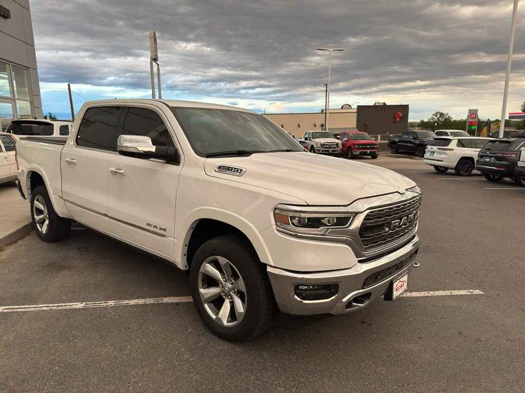 Used 2021 Bright White Clearcoat Ram Limited image 7