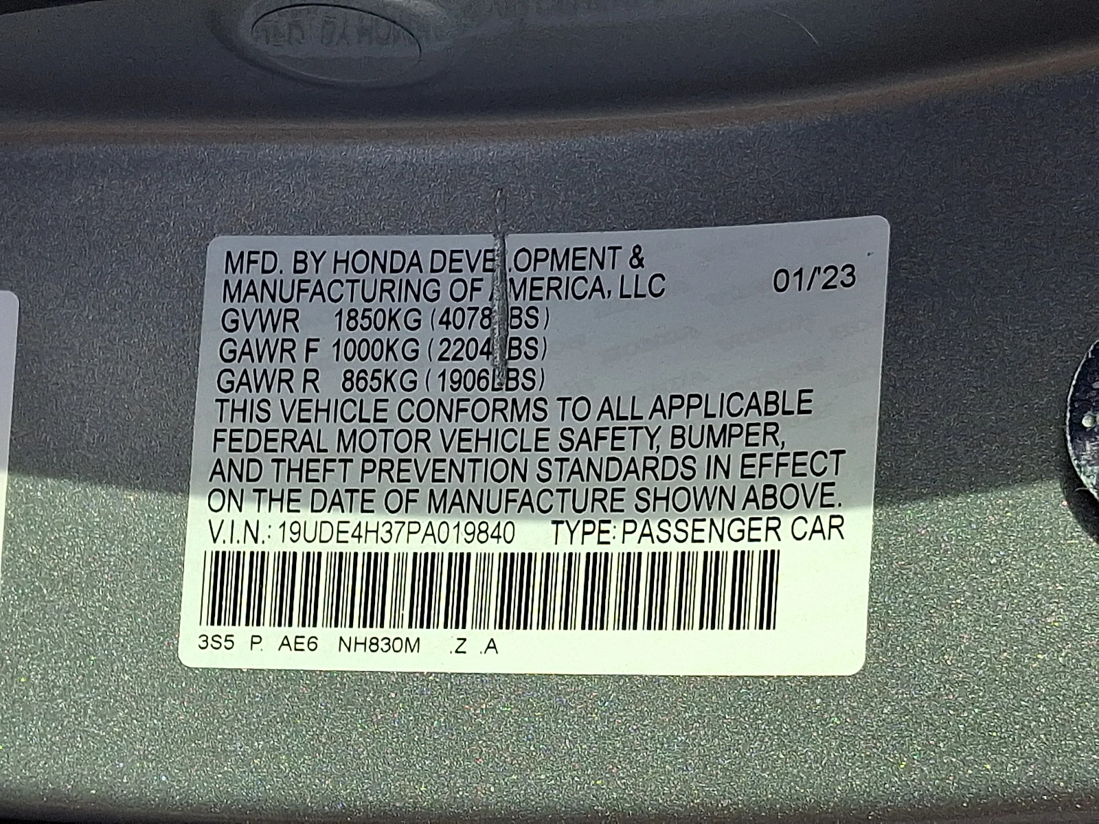 Certified Used 2023 Lunar Silver Metallic Acura A-SPEC image 26