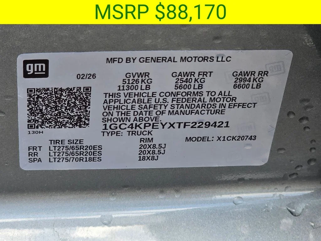 New 2026 Gray Chevrolet LTZ image 44