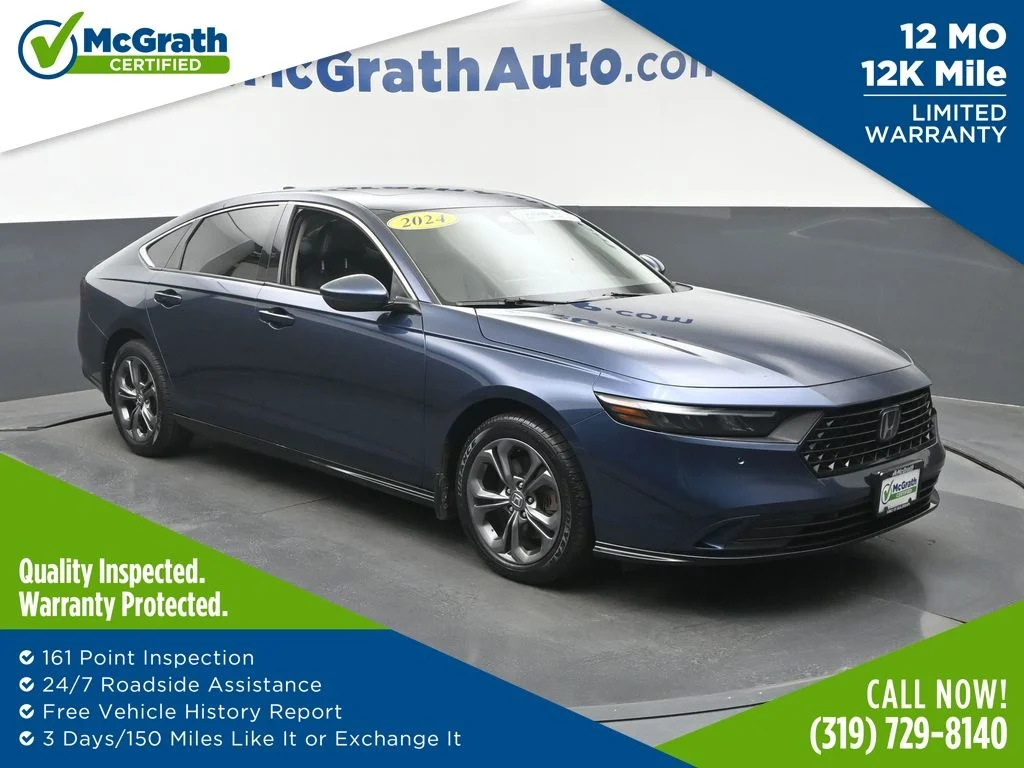 Used 2024 Blue Honda EX-L image 1