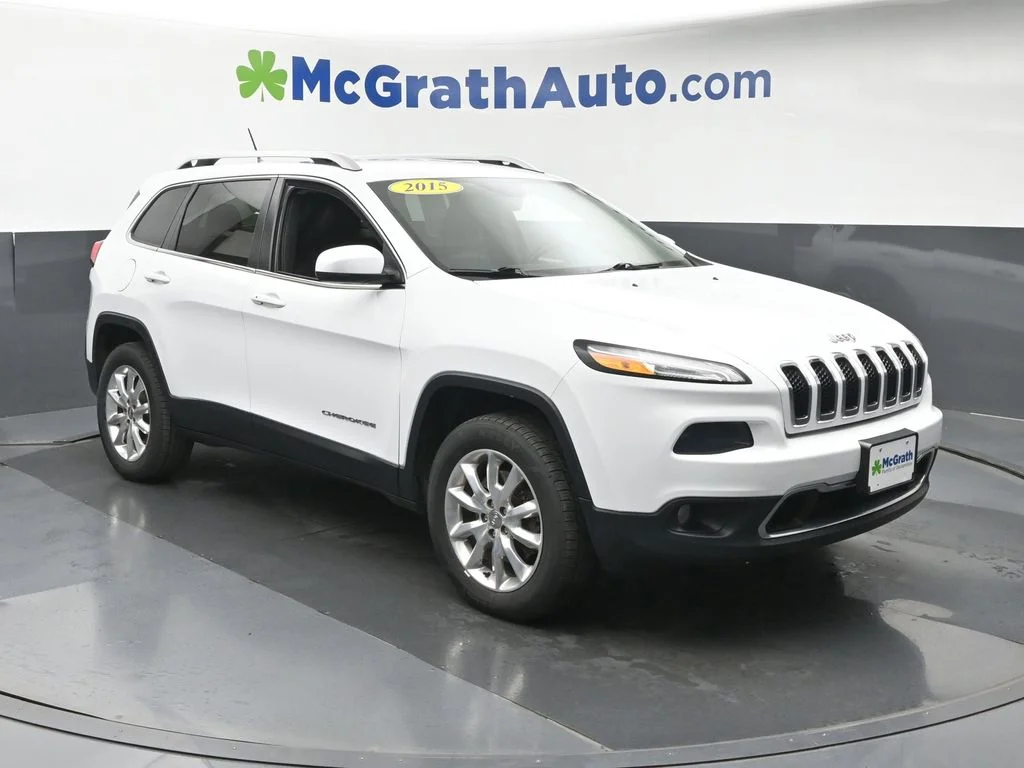 Used 2015 Jeep Cherokee Limited with VIN 1C4PJMDB3FW729470 for sale in Marion, IA