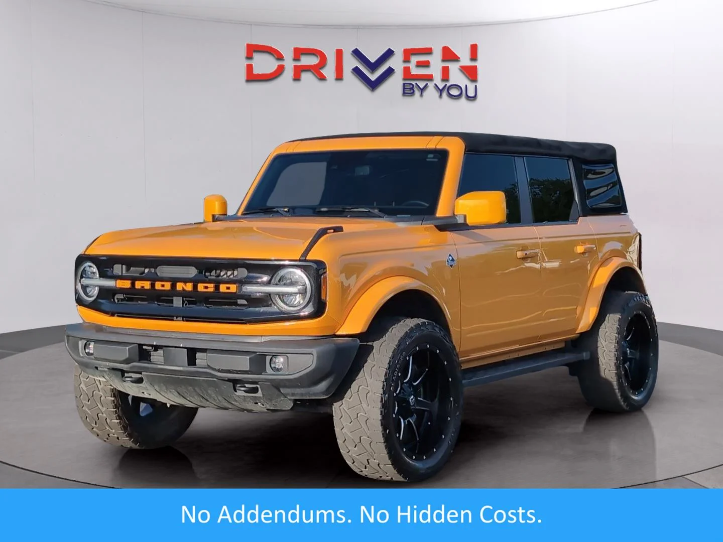 Used 2021 Cyber Orange Metallic Tri-Coat Ford Outer Banks image 1