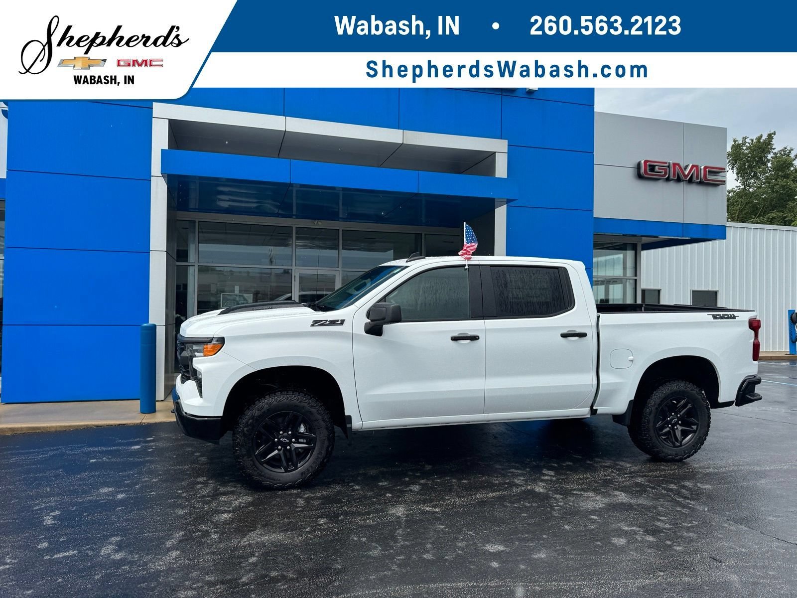 New 2026 Summit White Chevrolet Custom Trail Boss image 1